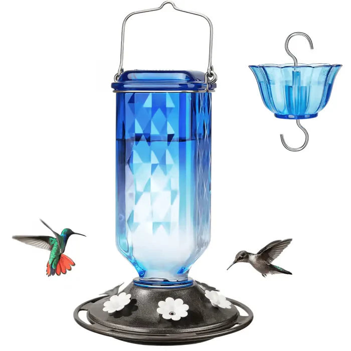 LAST DAY 50% OFF - 24oz Leak Proof Hummingbird Feeder With Ant Moat