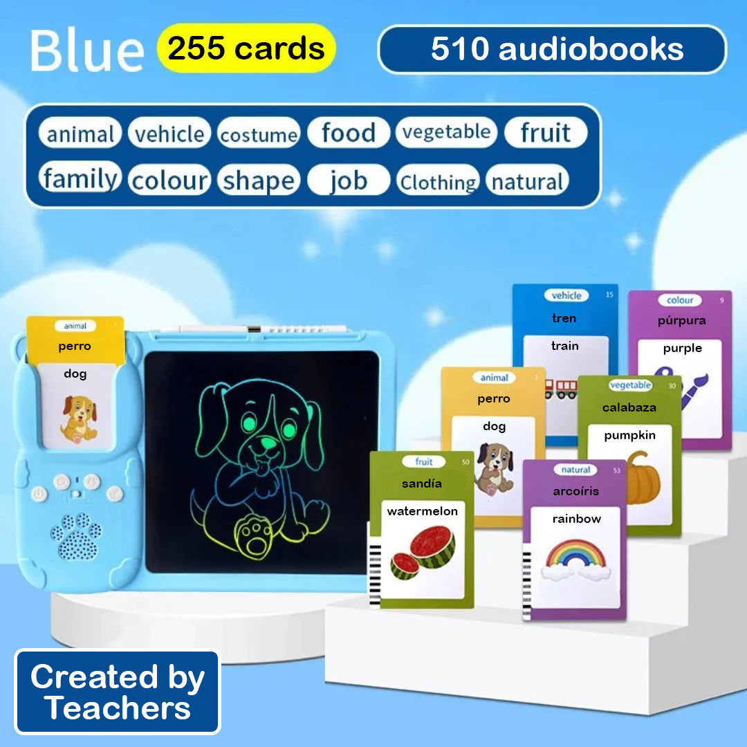 Bilingual 510 Sight Words English - Spanish LCD Writing Tablet
