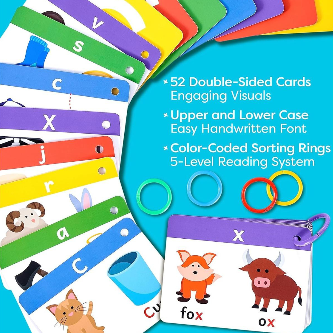 Phonics + Alphabet Flash Cards - Gift for your Kids