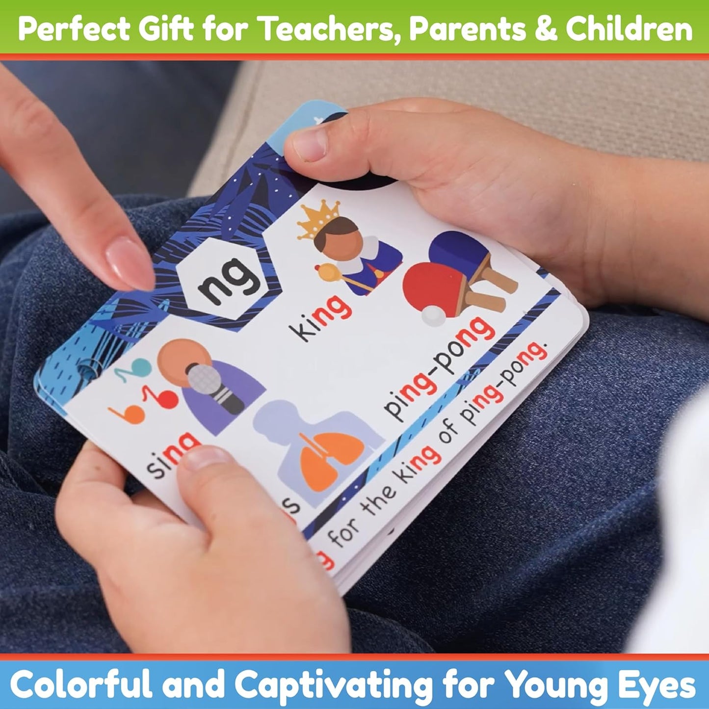 Phonics + Alphabet Flash Cards - Gift for your Kids