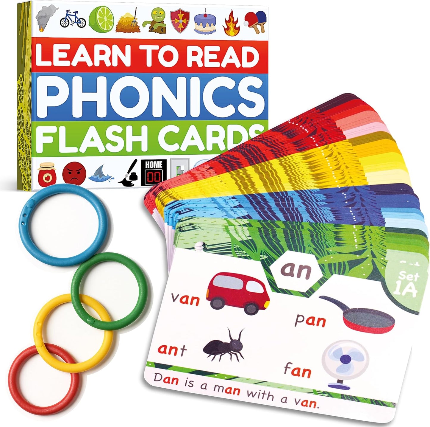 Phonics + Alphabet Flash Cards - Gift for your Kids