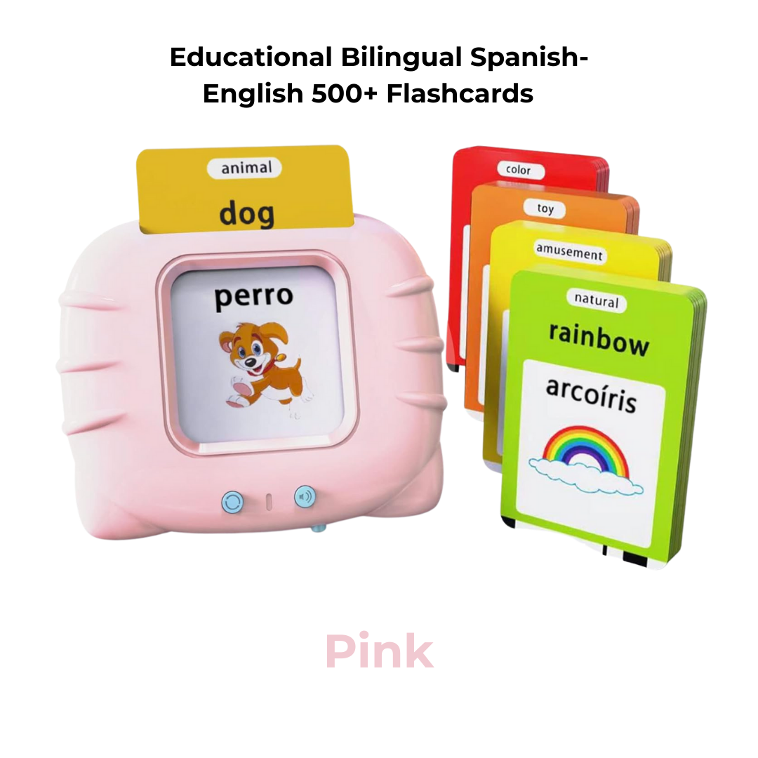 Educational Bilingual Spanish-English 500+ Words Flashcards