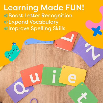 Phonics + Alphabet Flash Cards - Gift for your Kids