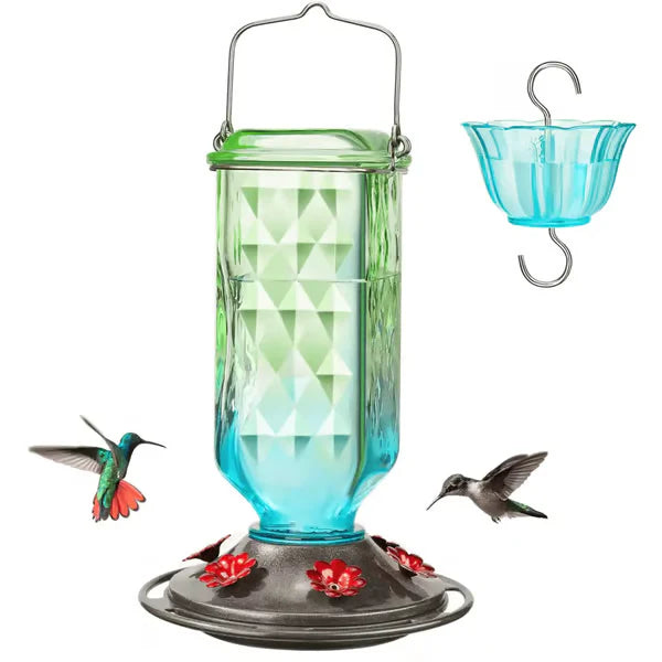 LAST DAY 50% OFF - 24oz Leak Proof Hummingbird Feeder With Ant Moat