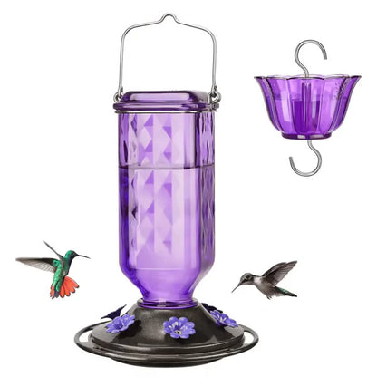 LAST DAY 50% OFF - 24oz Leak Proof Hummingbird Feeder With Ant Moat