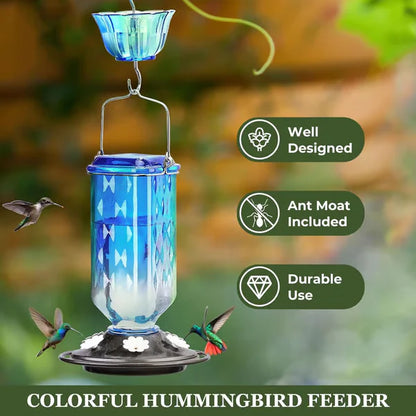 LAST DAY 50% OFF - 24oz Leak Proof Hummingbird Feeder With Ant Moat