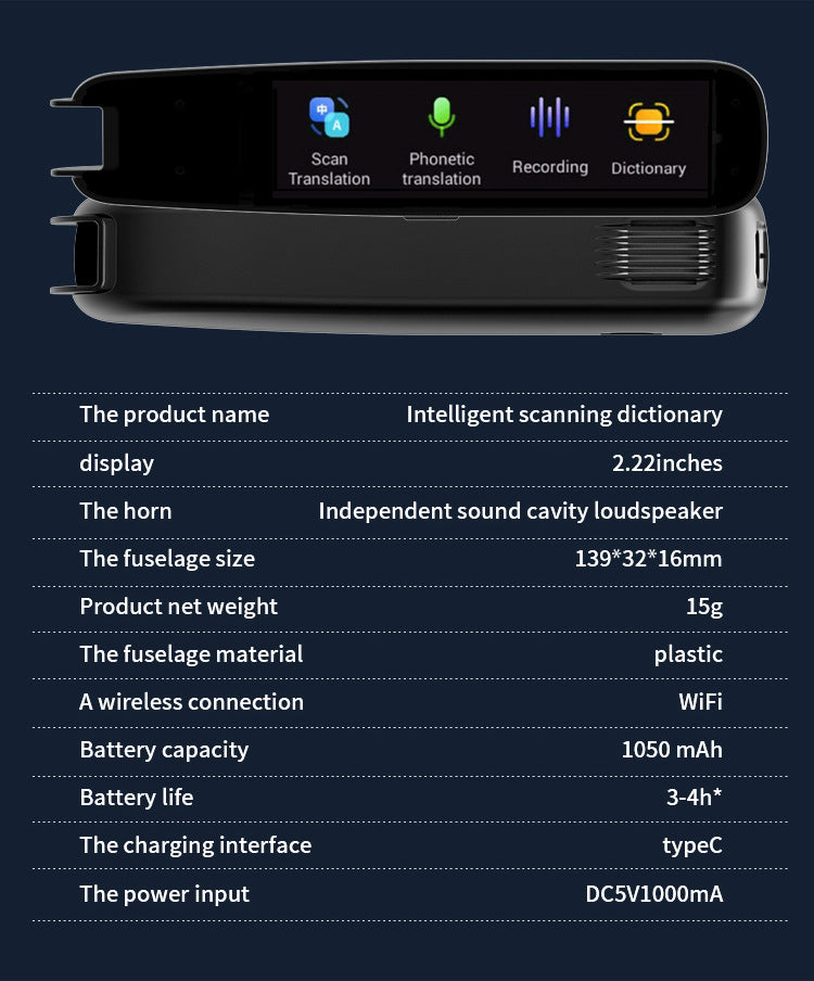 Translation Pen Scanner