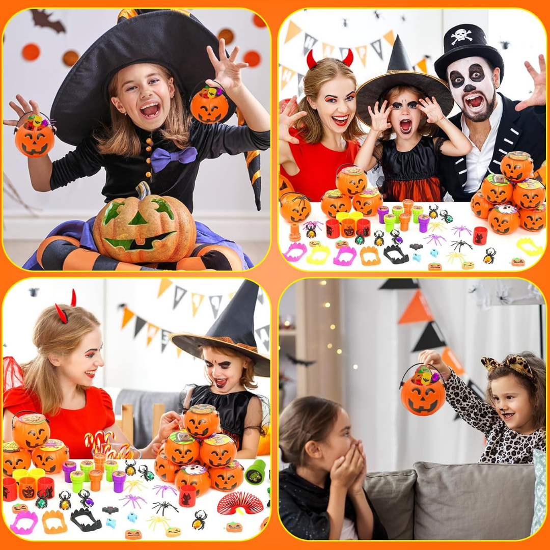 192 PCS Halloween Party Favors For Kids