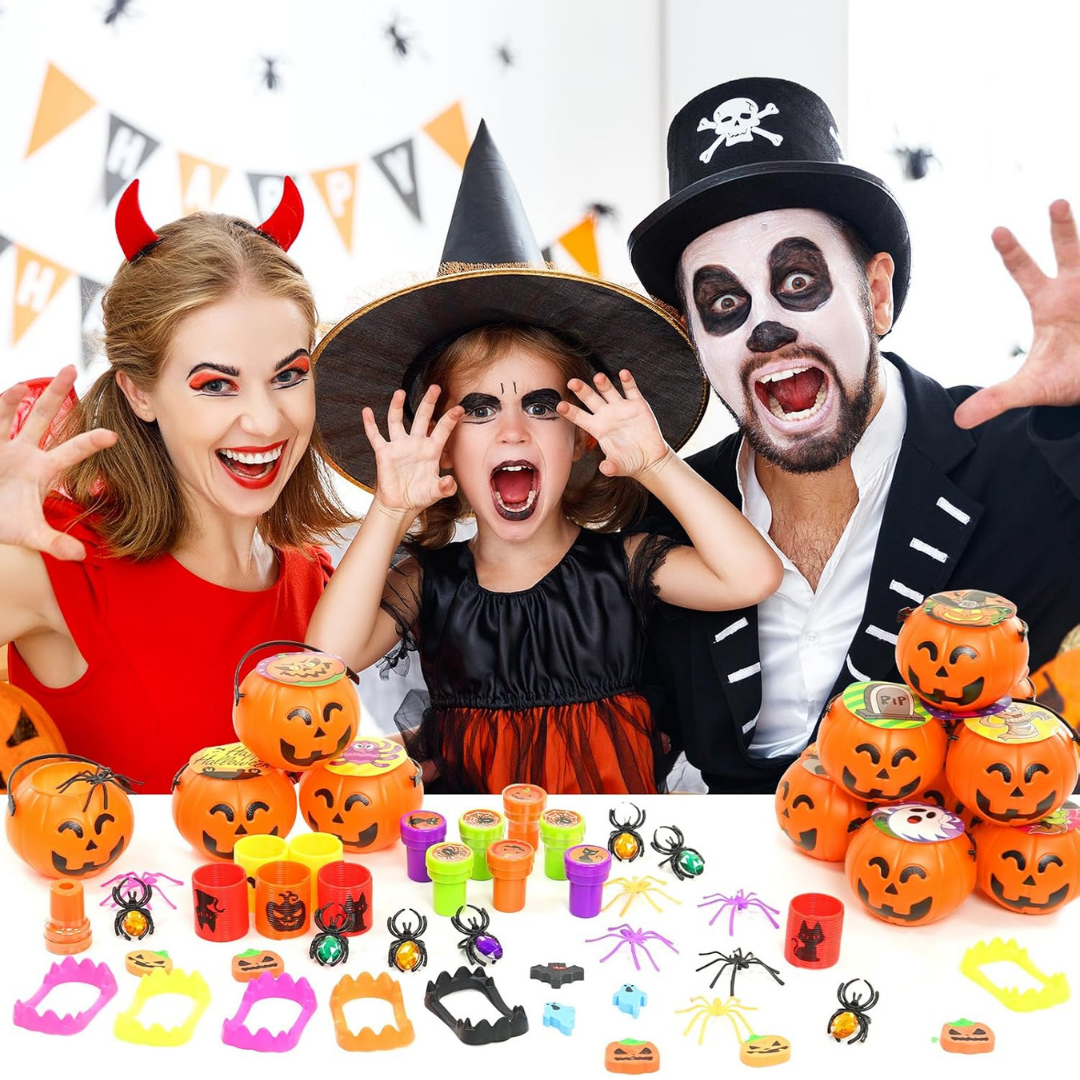 192 PCS Halloween Party Favors For Kids