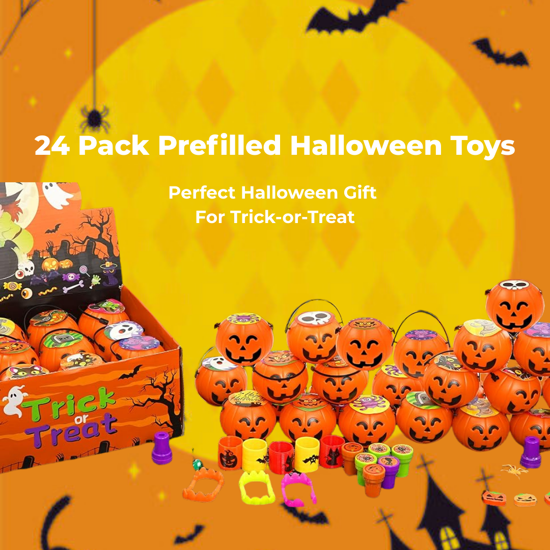 192 PCS Halloween Party Favors For Kids