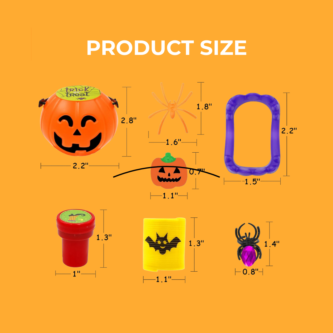 192 PCS Halloween Party Favors For Kids