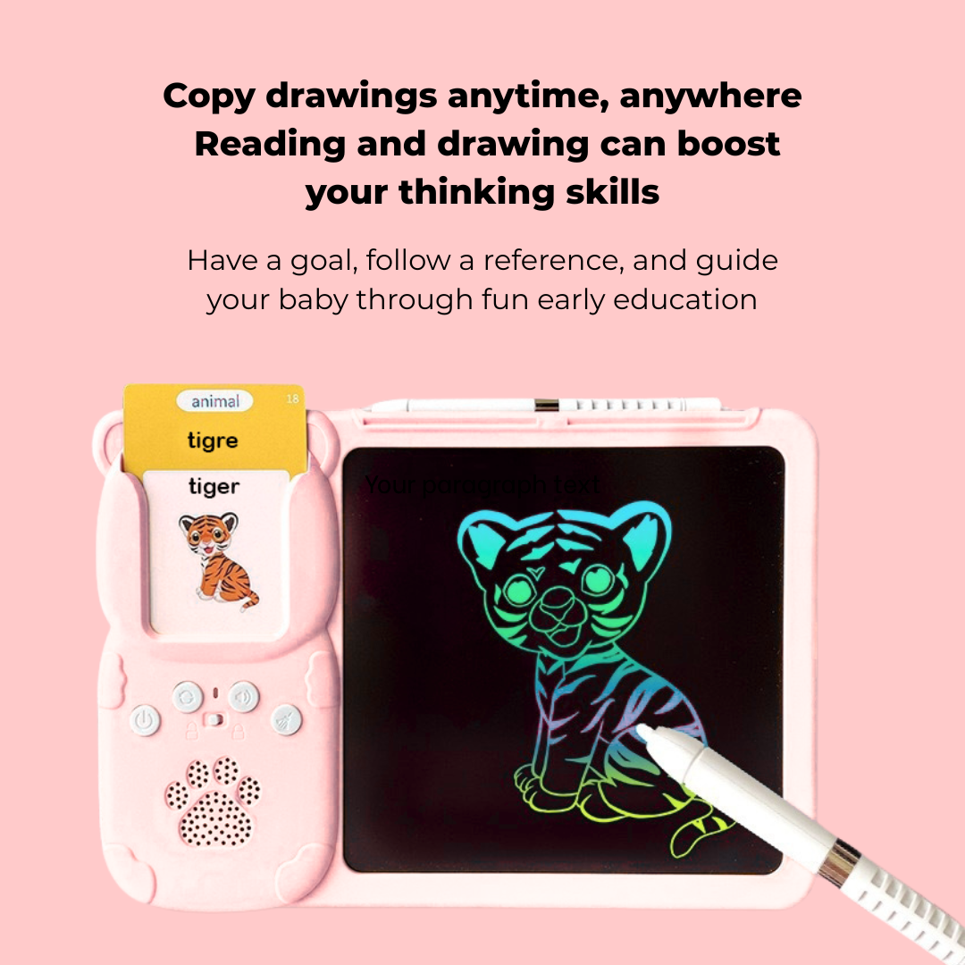 Bilingual 510 Sight Words English - Spanish LCD Writing Tablet