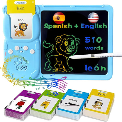 Educational Bilingual Spanish-English 500+ Words Flashcards