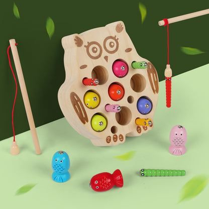 Wooden Magnetic Fishing Game - Kids Toys