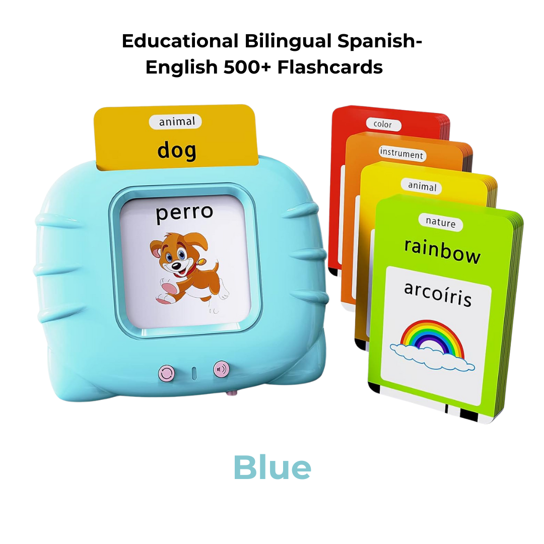 Educational Bilingual Spanish-English 500+ Words Flashcards