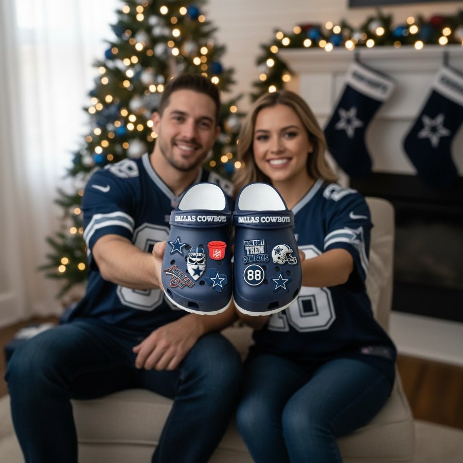 🎁 D.Cowboys 2025 Crocs With Charms - Tober Gifts