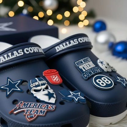 🎁 D.Cowboys 2025 Crocs With Charms - Tober Gifts