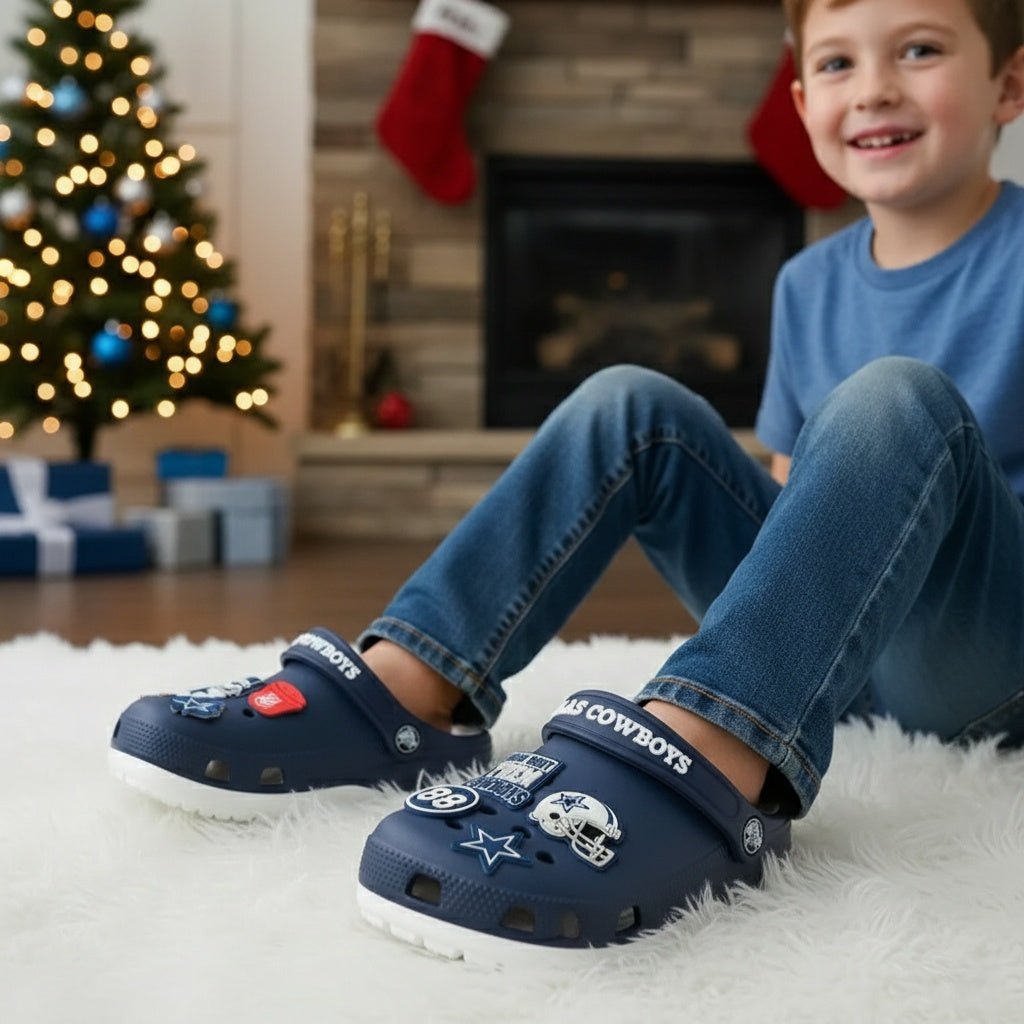 🎁 D.Cowboys 2025 Crocs With Charms - Tober Gifts