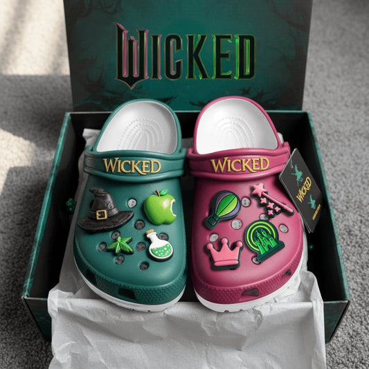 🎁 Wicked 2025 Crocs With Charms - Tober Gifts